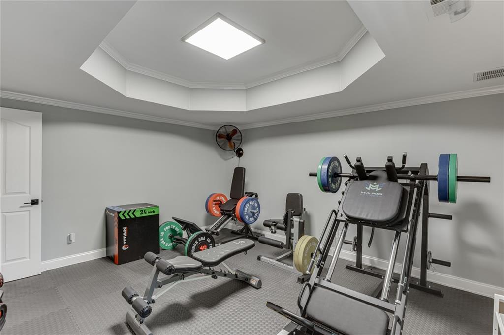 2758 Pathview Drive Dacula, GA 30019 - Photo 35 of 48 a view of a room with gym equipment