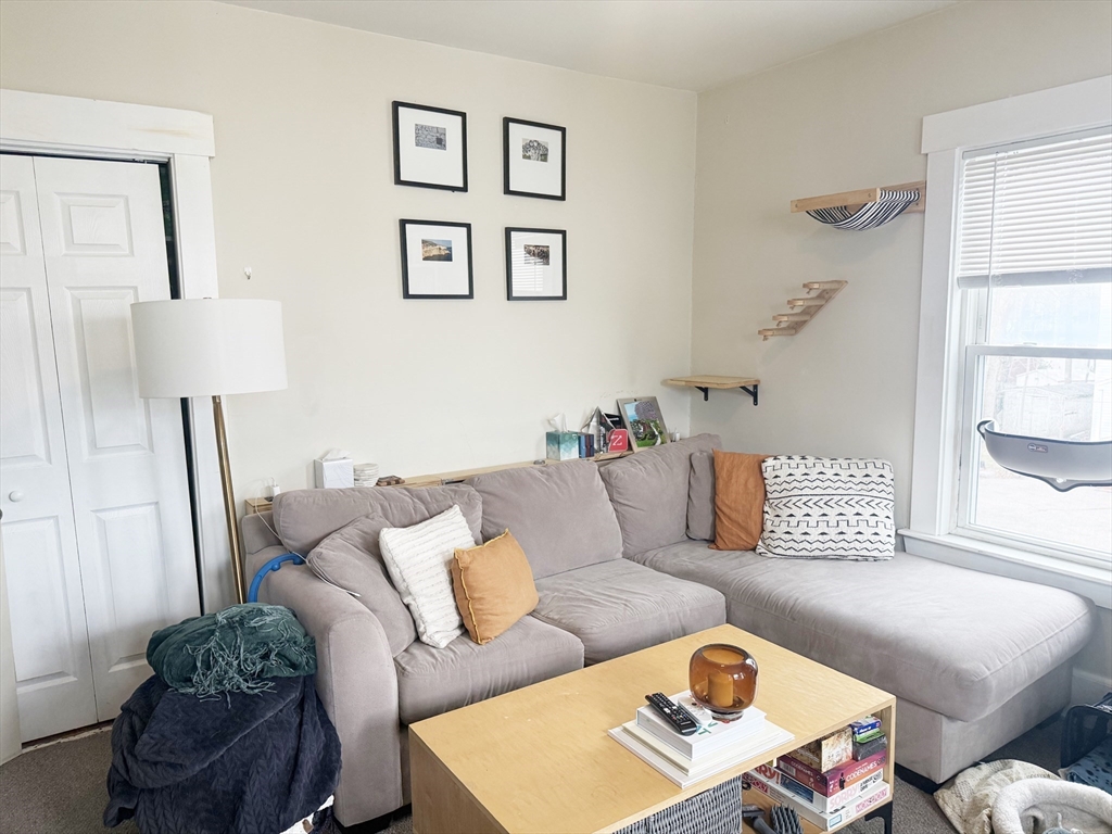 37 Prospect St Avenue, Unit 2 Waltham, MA 02453 - Photo 6 of 14 a living room with furniture and a window
