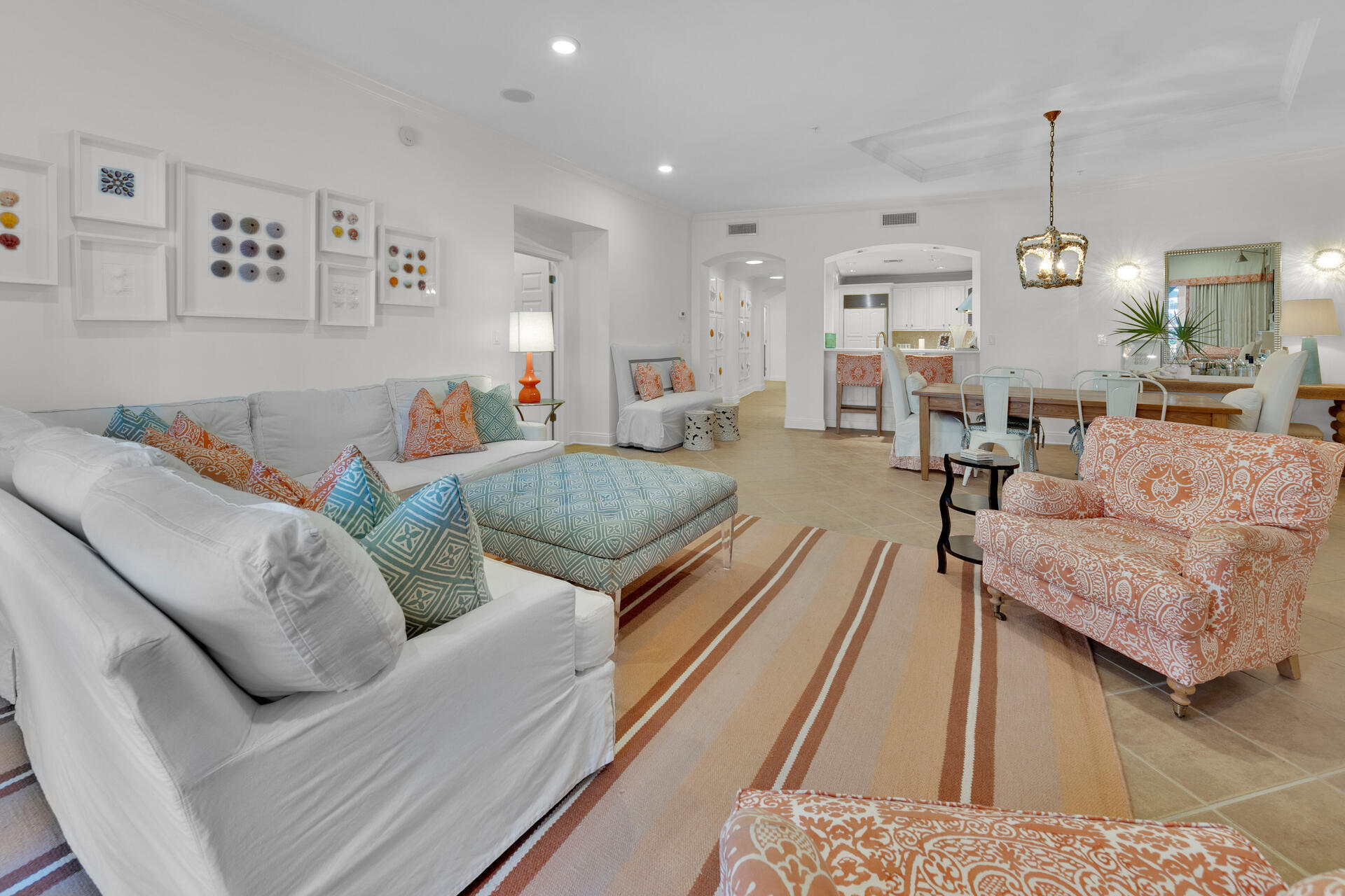 56 Blue Mountain Road, Unit B105 Santa Rosa Beach, FL 32459 - Photo 8 of 49 a living room with furniture and a table