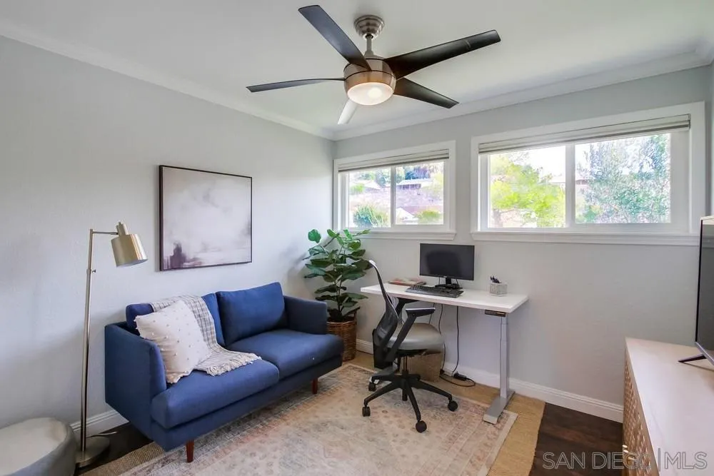 13502 Carriage Road Poway, CA 92064 - Photo 20 of 45 a workspace with a couch and a window