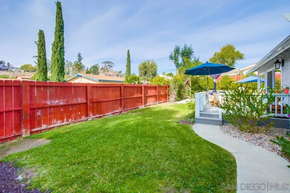 13502 Carriage Road Poway, CA 92064 - Photo 41 of 45 a view of a backyard with a garden
