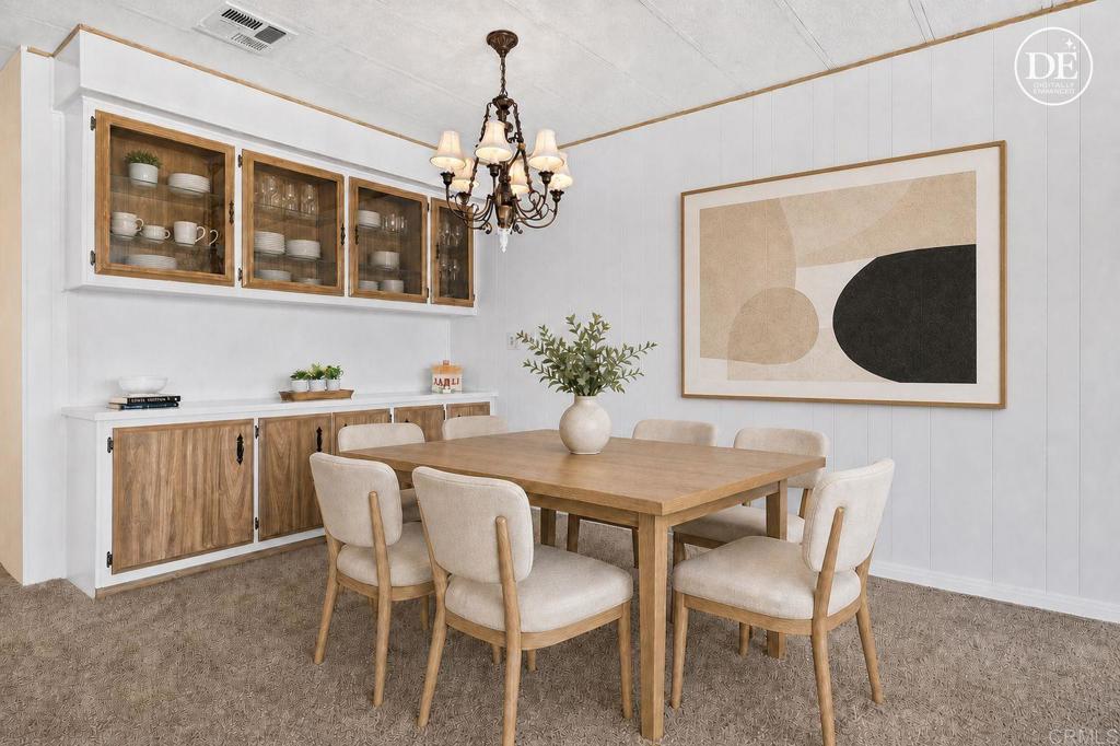 1175 La Moree Road, Unit 85 San Marcos, CA 92078 - Photo 9 of 68 Dining Room Virtually Staged