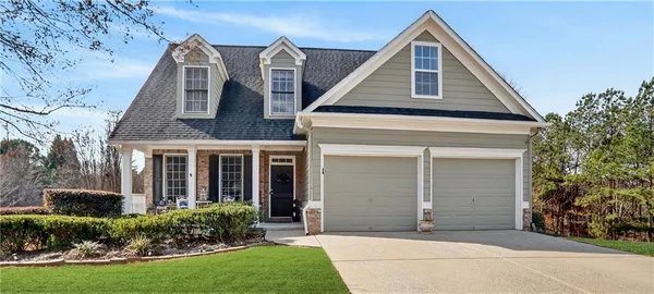 front view of house with a yard