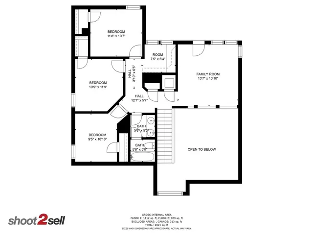a picture of a floor plan