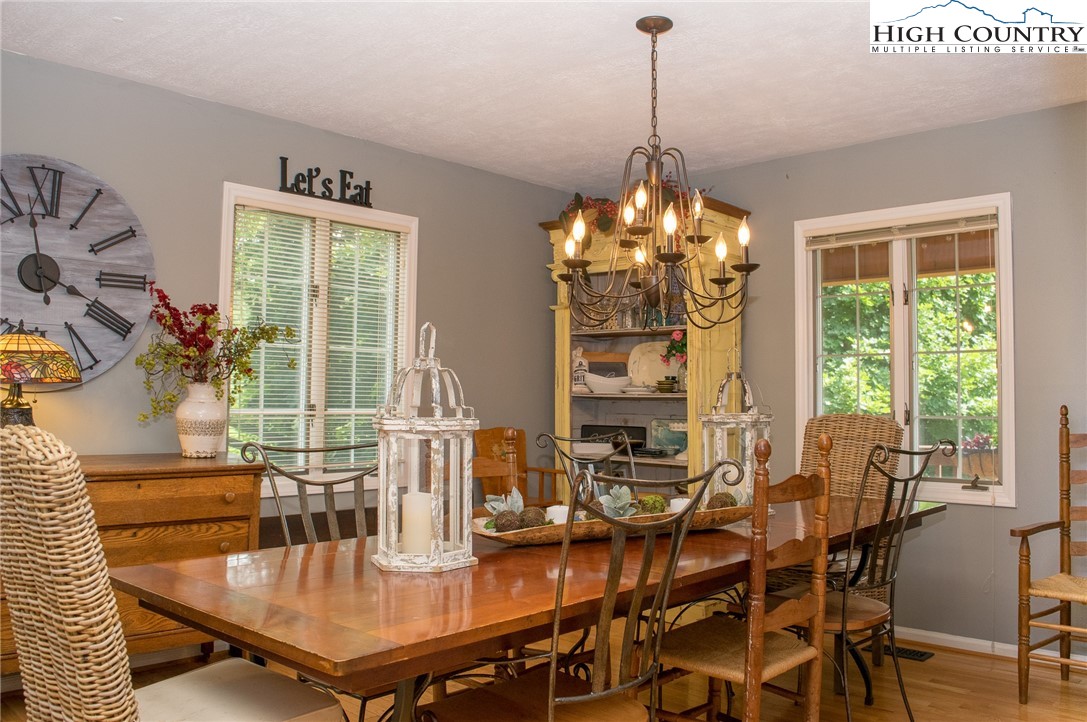 4850 US Highway 421 Vilas, NC 28692 - Photo 22 of 46 a dining room with furniture and window