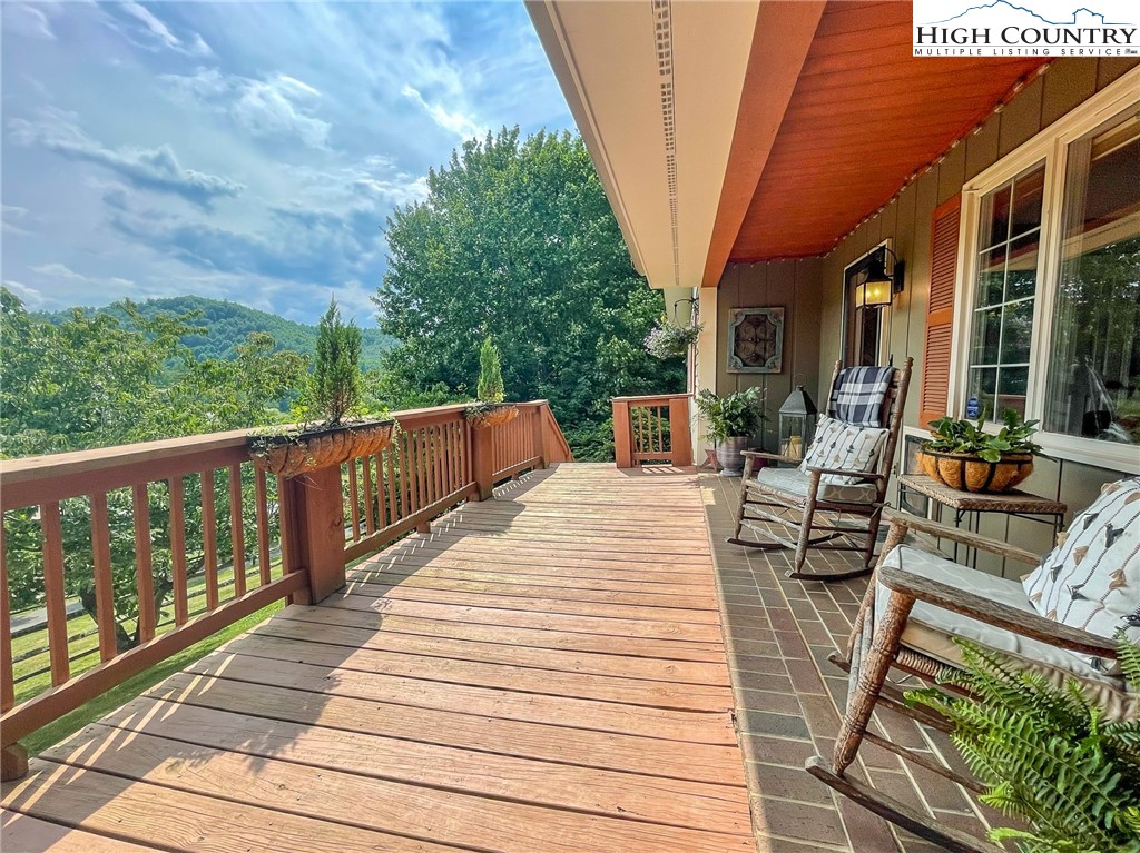 4850 US Highway 421 Vilas, NC 28692 - Photo 44 of 46 a view of balcony with couch and wooden floor