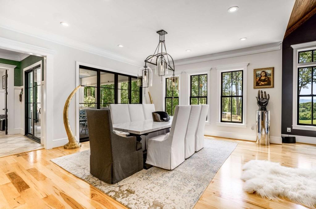 254 Nicholson Road Blue Ridge, GA 30513 - Photo 23 of 86 a view of a dining room with furniture and window