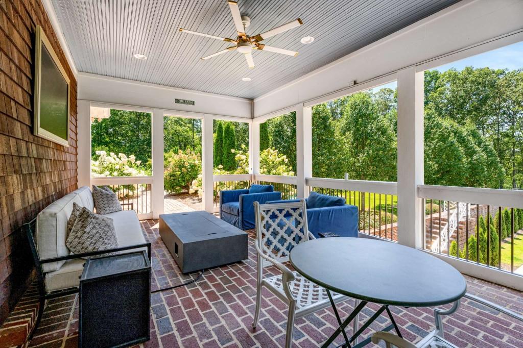 254 Nicholson Road Blue Ridge, GA 30513 - Photo 25 of 86 a view of a dining room with furniture window and outside view