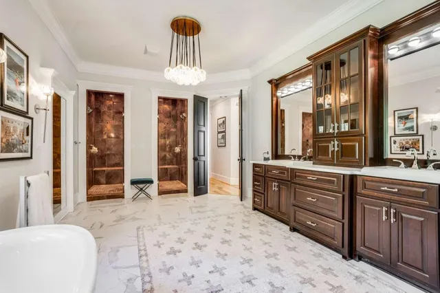 a living room with furniture and a gate