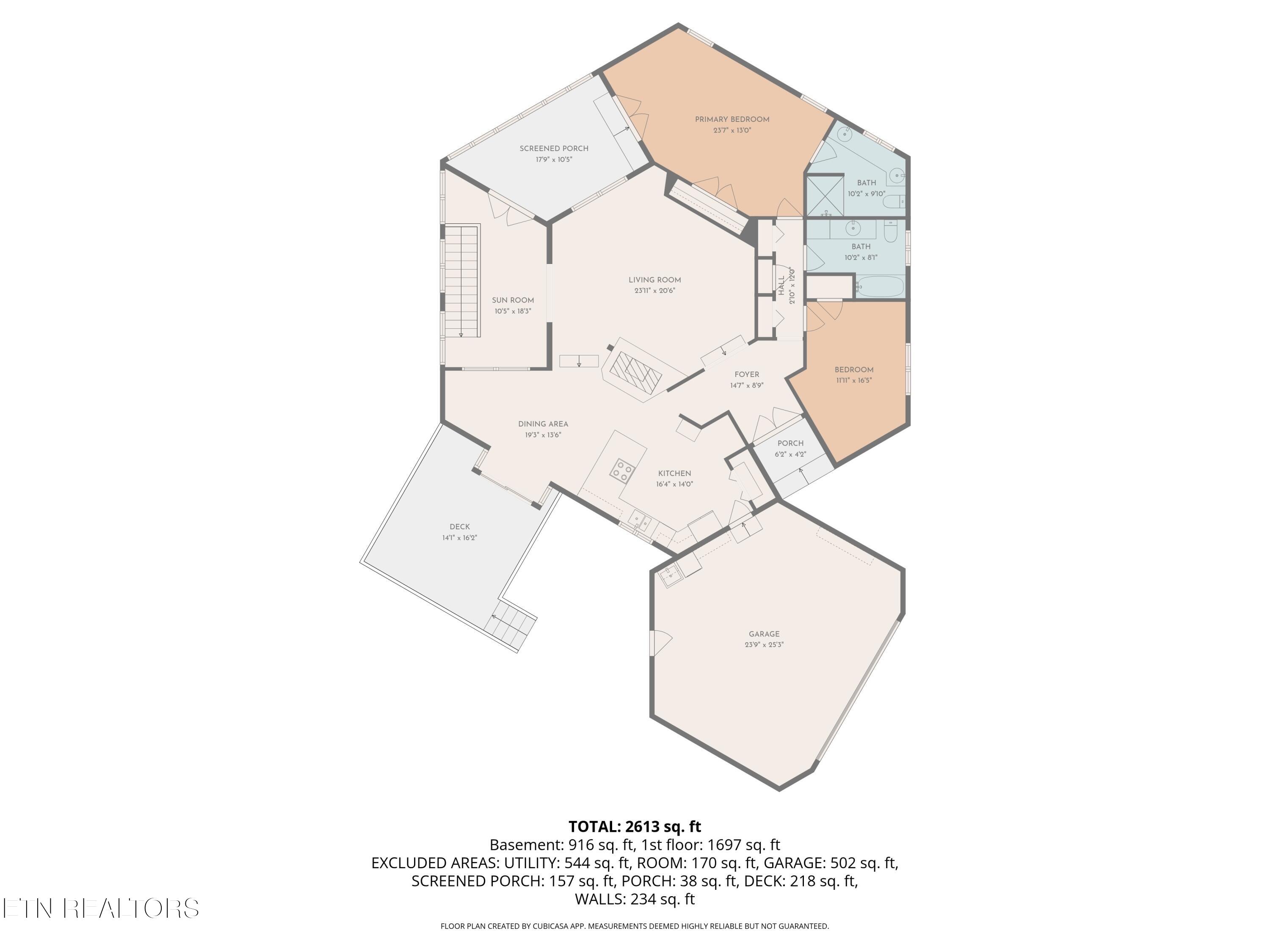 166 Baltusrol Road Crossville, TN 38558 - Photo 55 of 57 2D Floor Plan for 166 Baltusrol Road_1