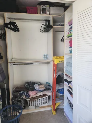 a room with storage and utility