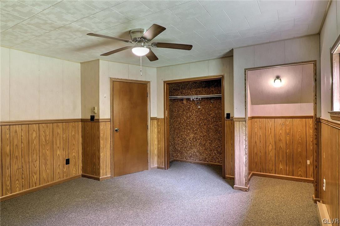 122 James Lane Stroudsburg, PA 18360 - Photo 40 of 50 an empty room with closet and a chandelier fan
