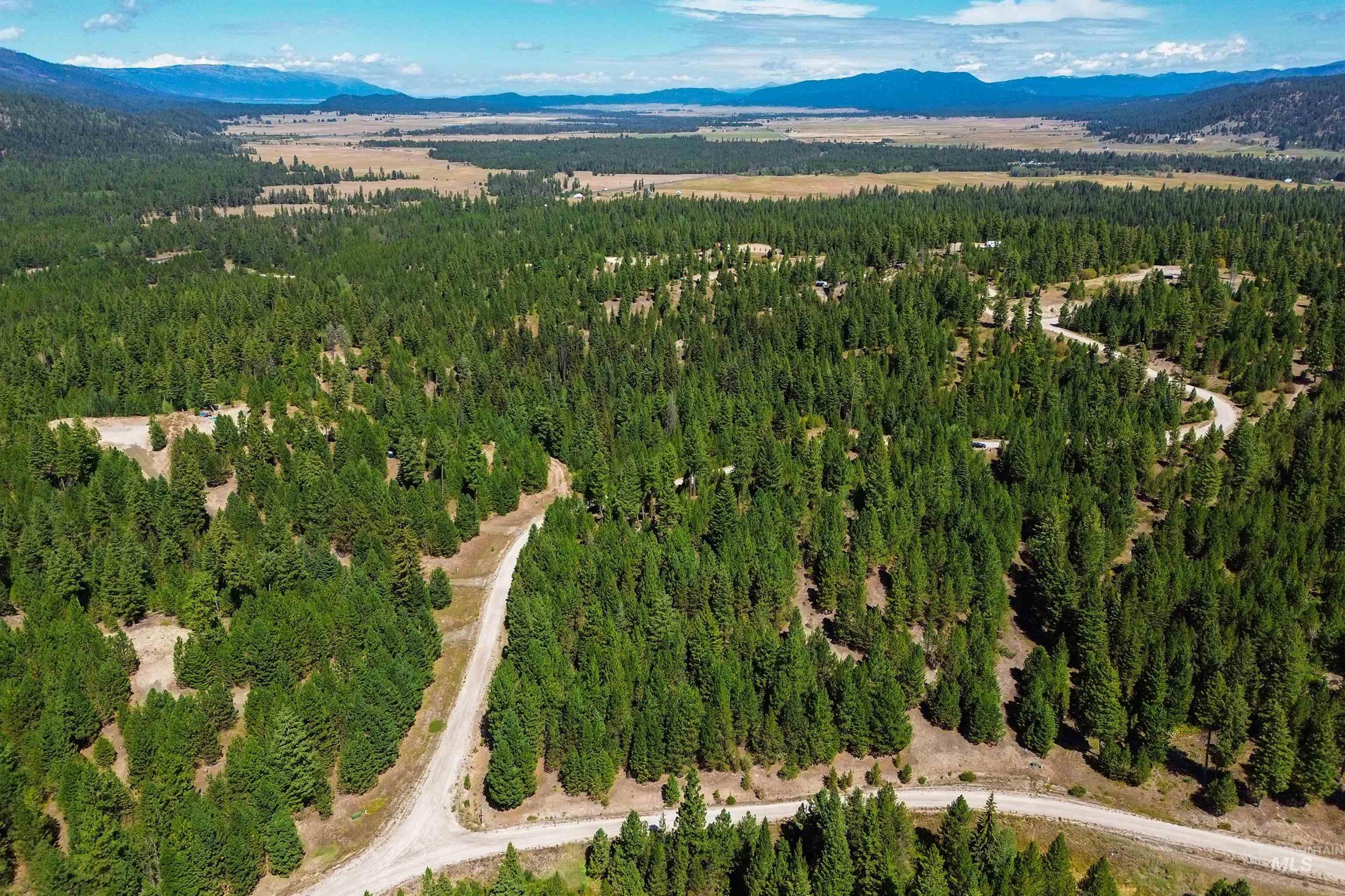 47 Coit Drive Cascade, ID 83611 - Photo 26 of 34 Drone / aerial view of a mountain backdrop and a forest