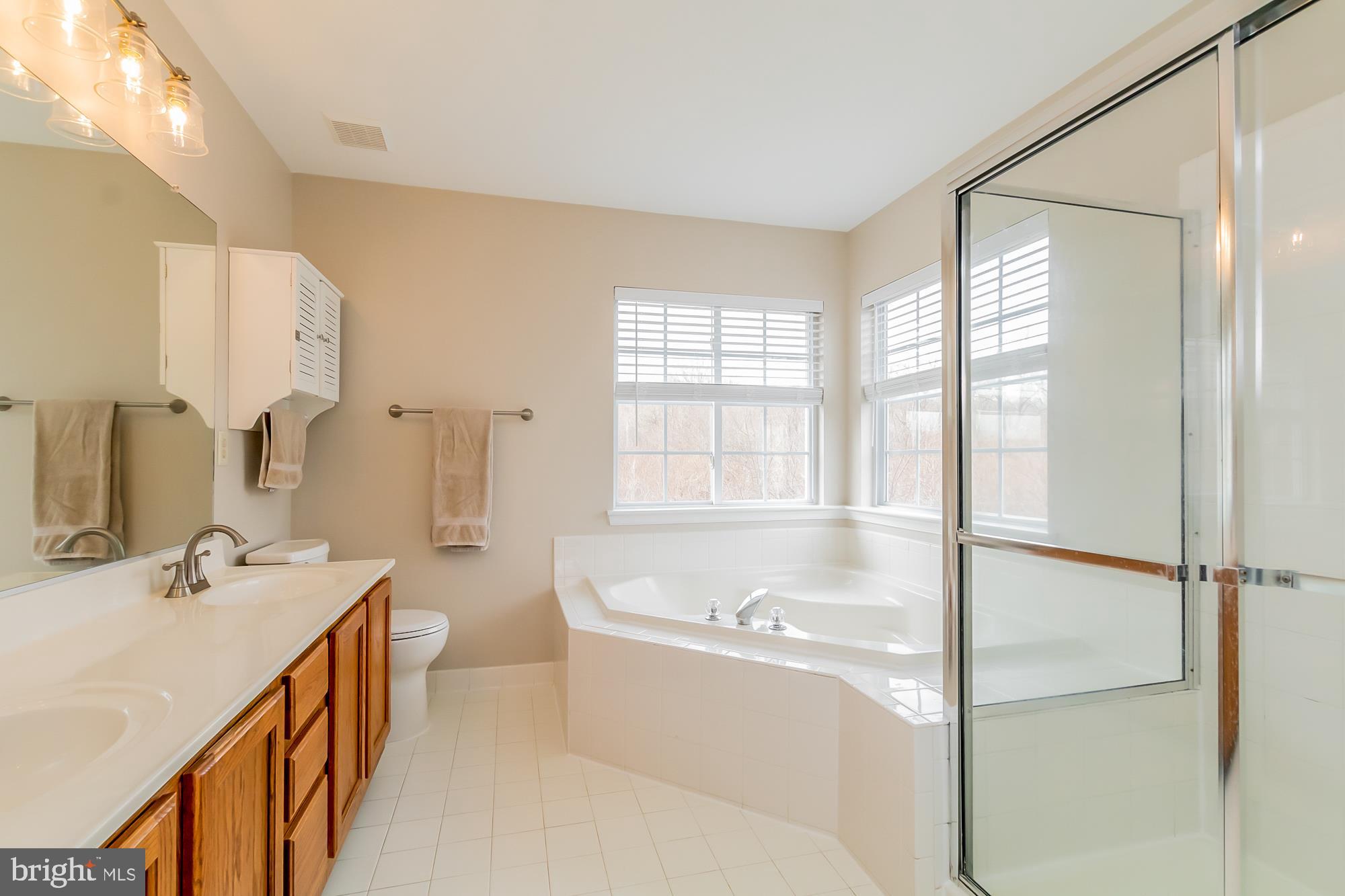 9510 Good Spring Drive Perry Hall, MD 21128 - Photo 35 of 53 Master bath with separate tub and shower