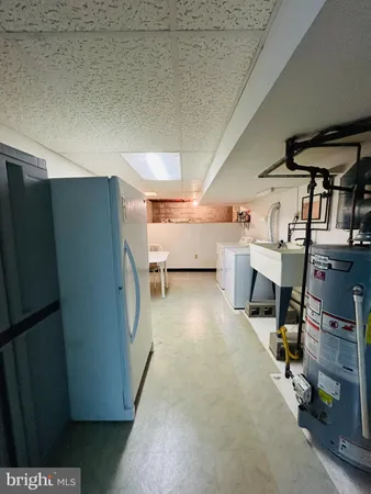a view of storage and utility room