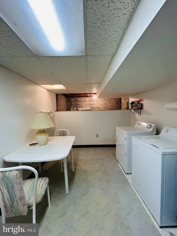 a room with storage and utility room