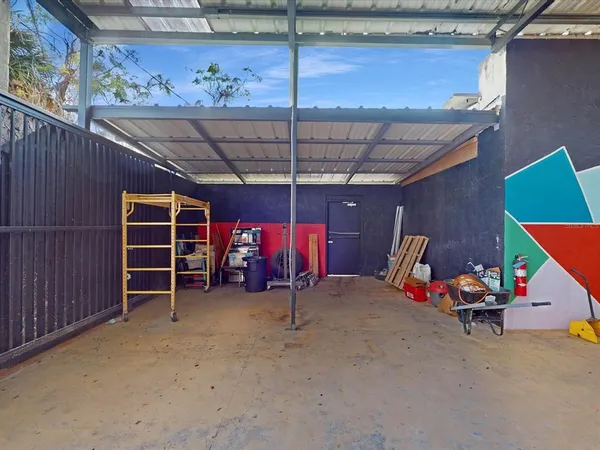 a view of empty room