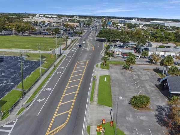 a view of a house with a garden