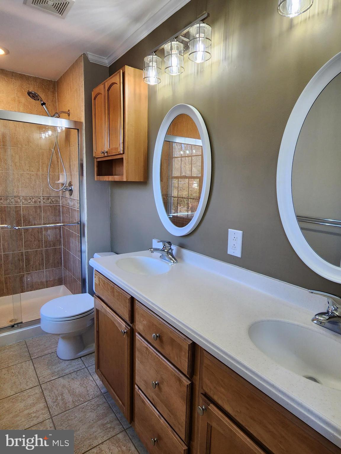 8230 Riverside Road Alexandria, VA 22308 - Photo 26 of 49 Primary bath with window, double sink