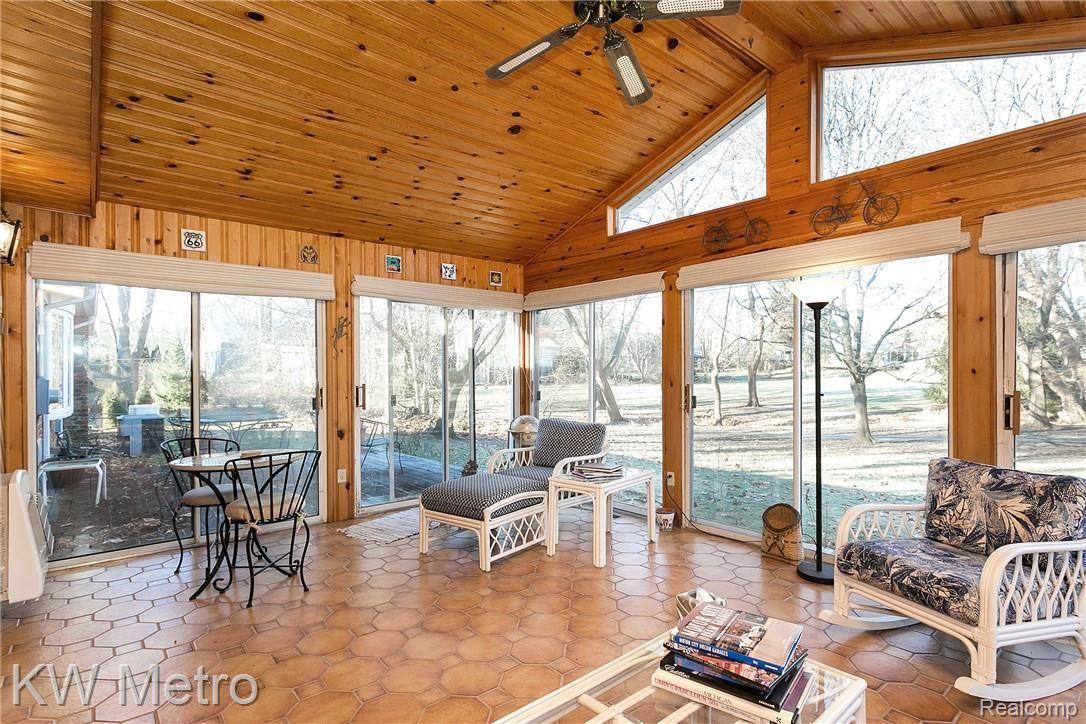 848 Croydon Road Rochester, MI 48309 - Photo 13 of 34 Bring the outdoors in with this gorgeous sun room with separate heat source.