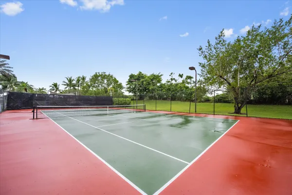 a view of a tennis court