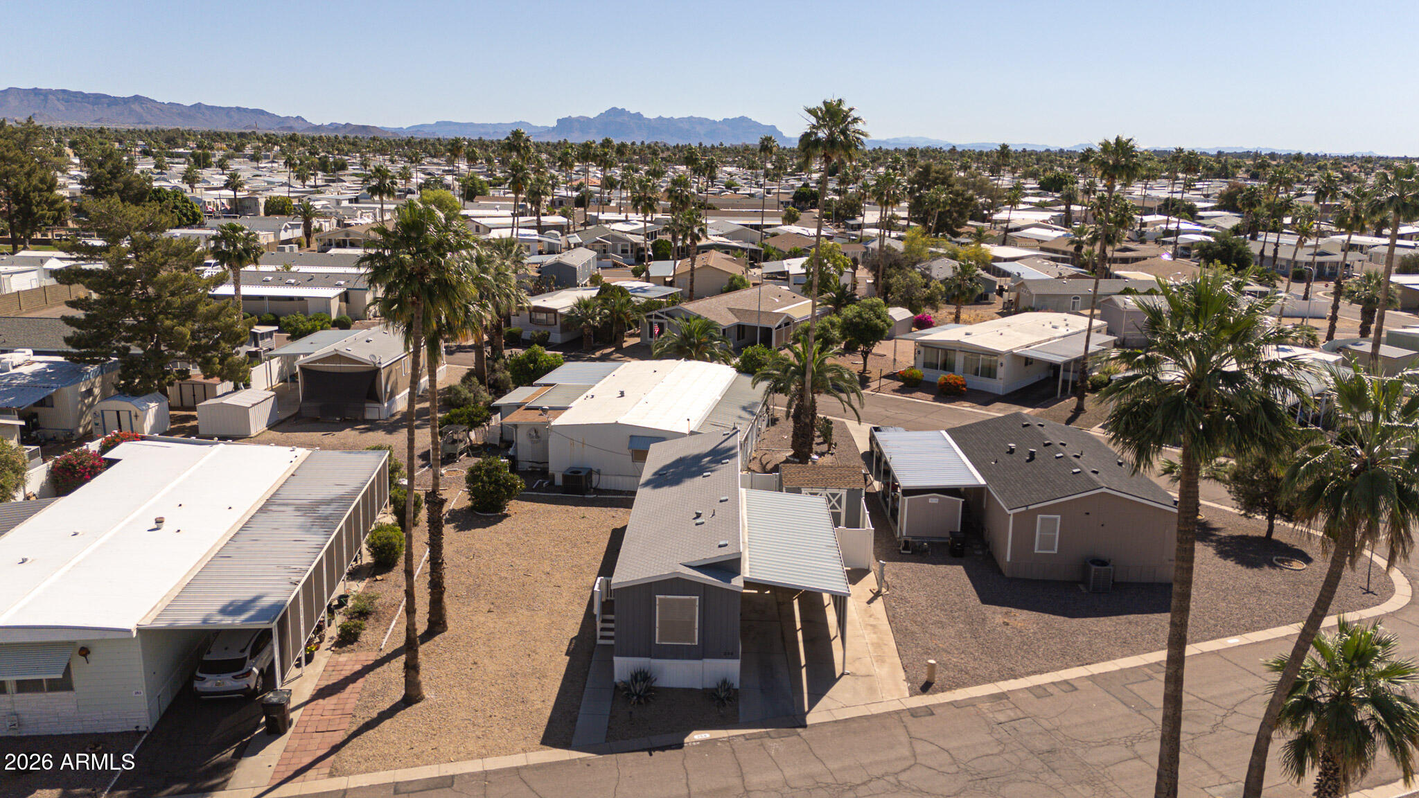 201 South Greenfield Road, Unit 254 Mesa, AZ 85206 - Photo 31 of 35 an aerial view of a city with lots of residential buildings