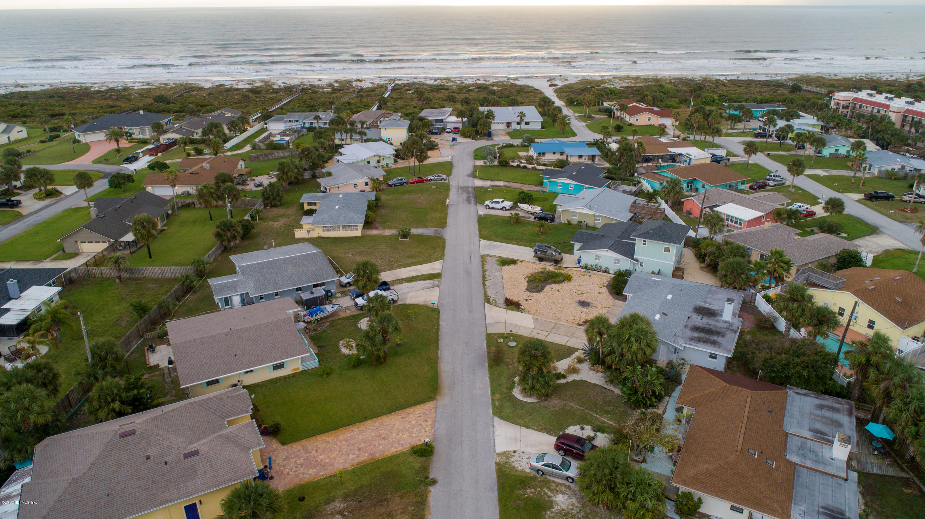 34 Ocean Drive St. Augustine, FL 32080 - Photo 33 of 36 an aerial view of residential building with parking