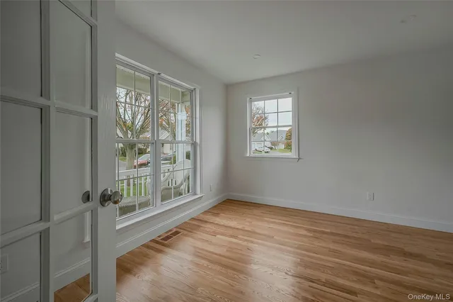 a view of a tables and chairs in patio