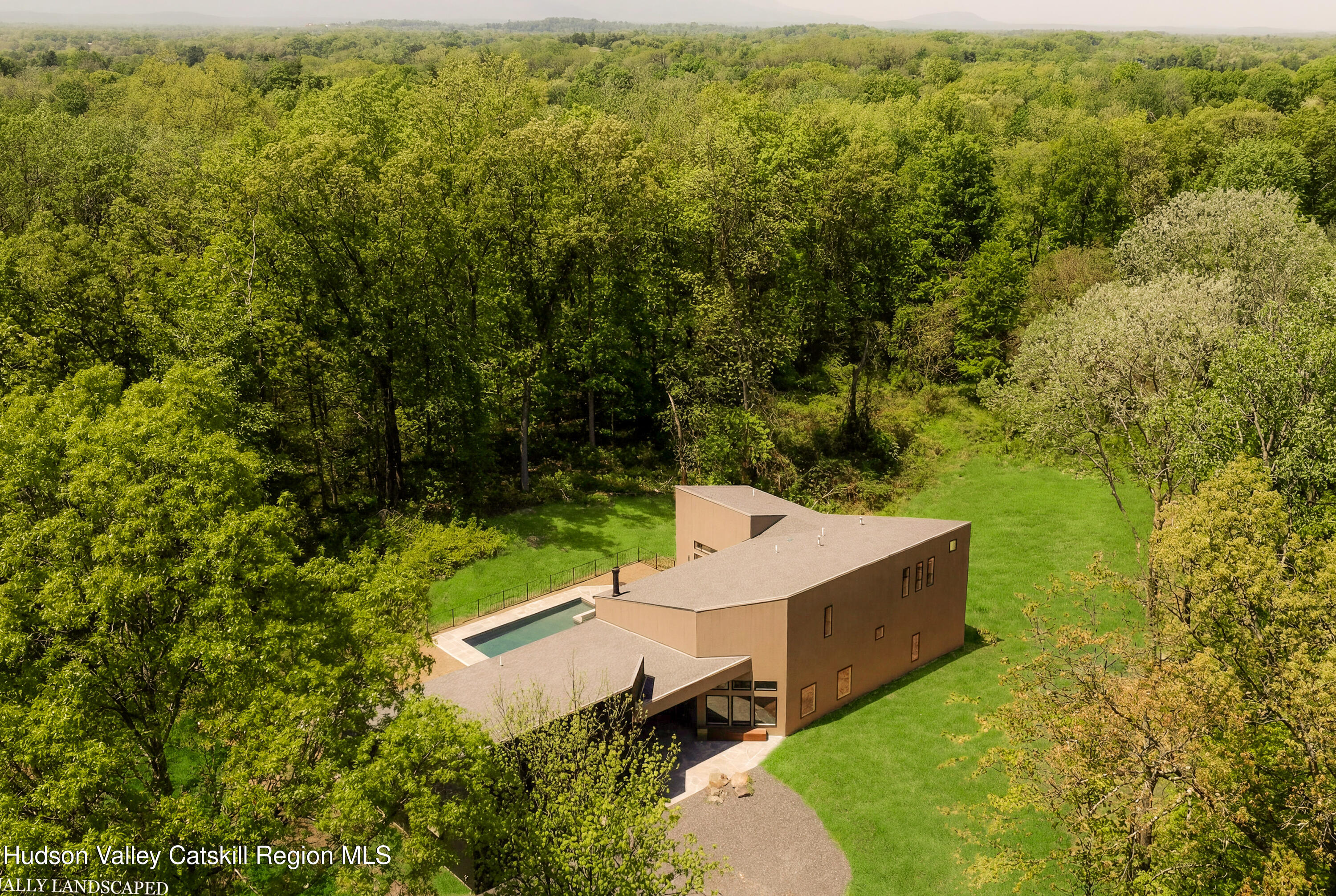 54 Langridge Road Tivoli, NY 12583 - Photo 40 of 40 an aerial view of a house with a yard