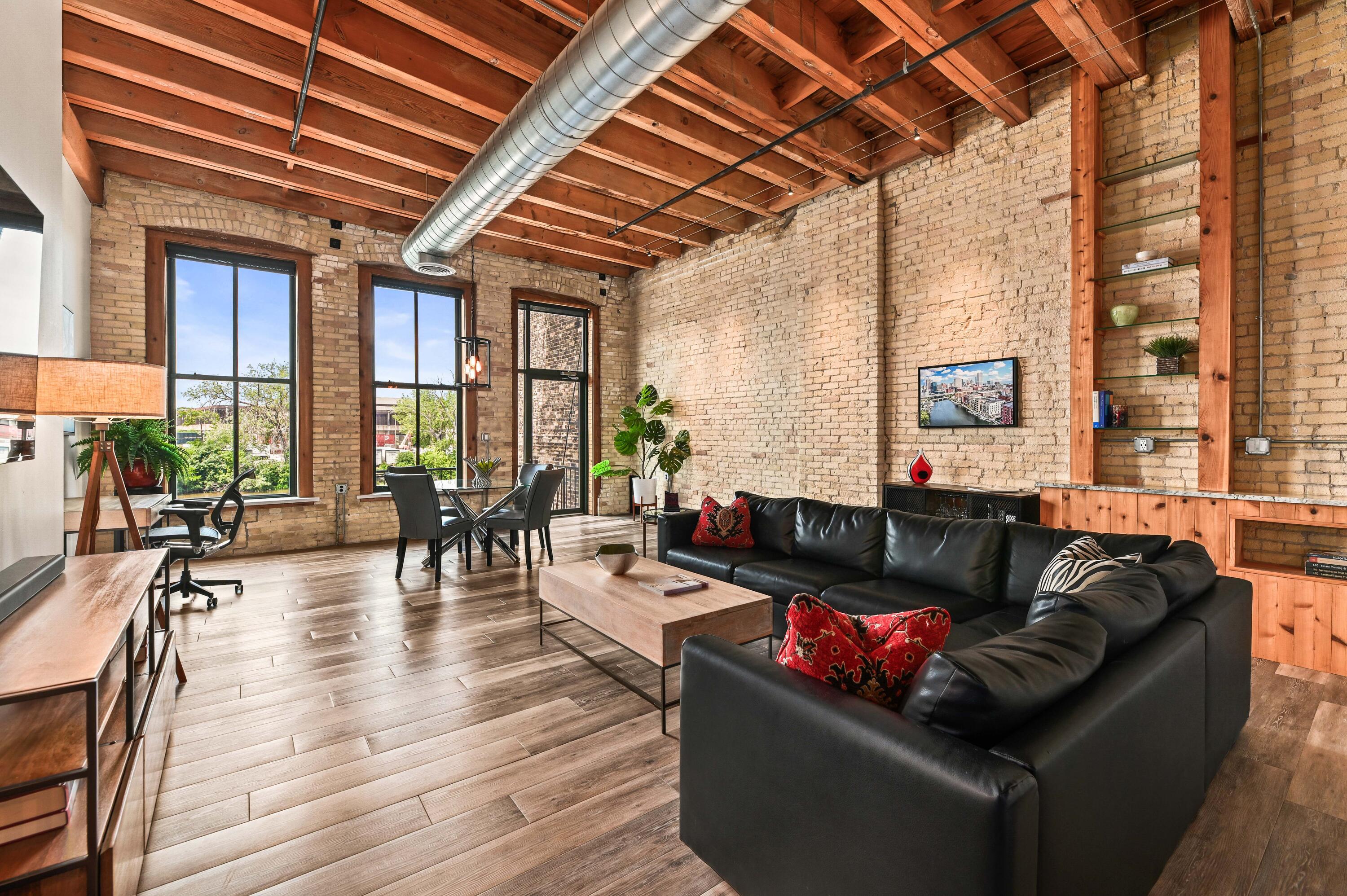 205 North Water Street, Unit 200 Milwaukee, WI 53202 - Photo 3 of 24 Open Concept Living Area