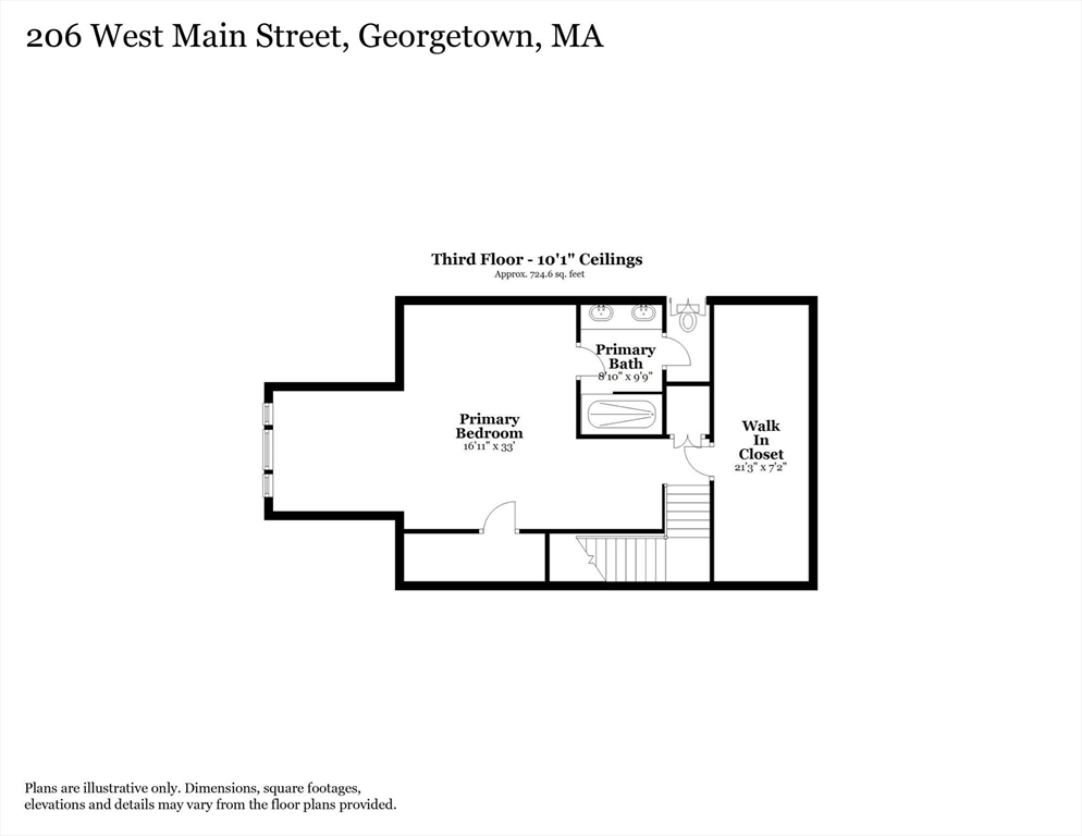 206 West Main Street, Unit 9 Georgetown, MA 01833 - Photo 24 of 25 a picture of a floor plan
