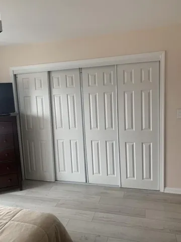 a view of wooden floor