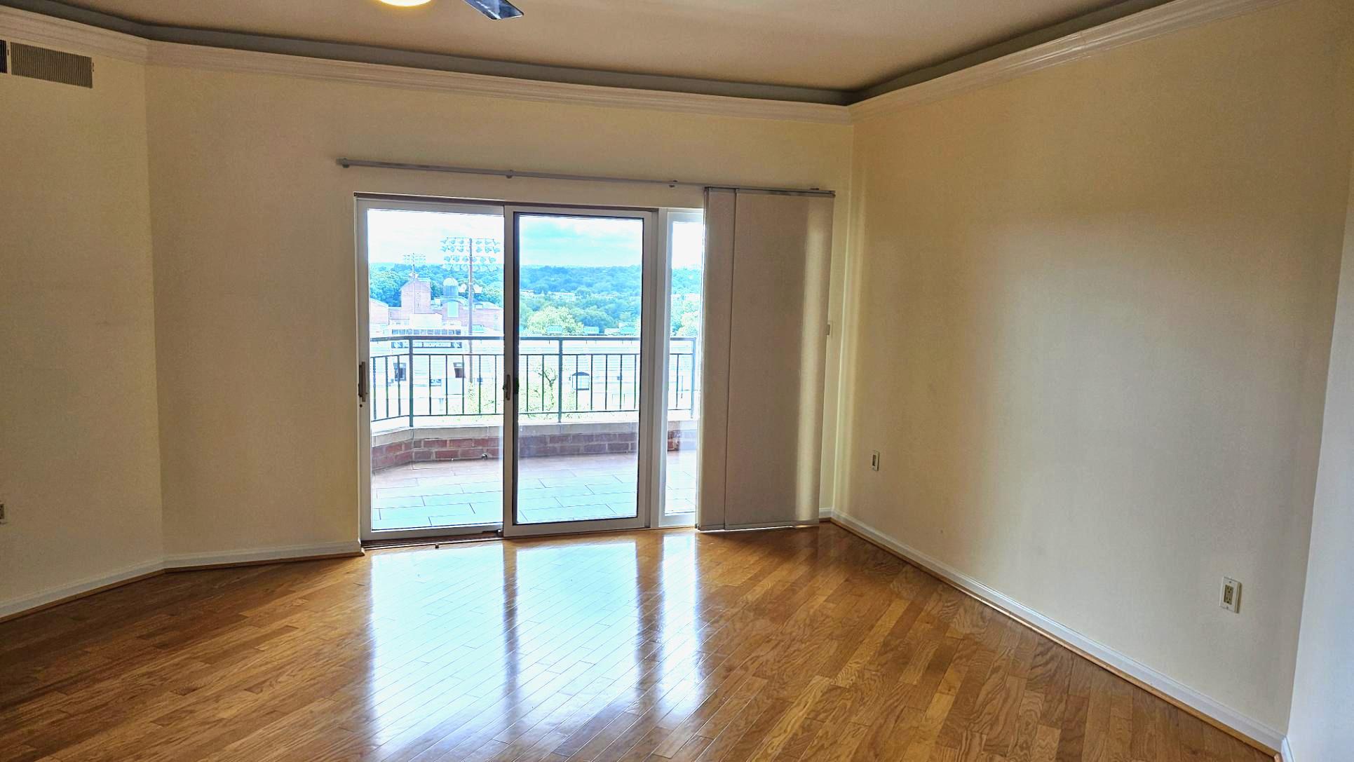 3801 Canterbury Road, Unit 703 Baltimore, MD 21218 - Photo 6 of 32 Living Room Direct Access to Balcony