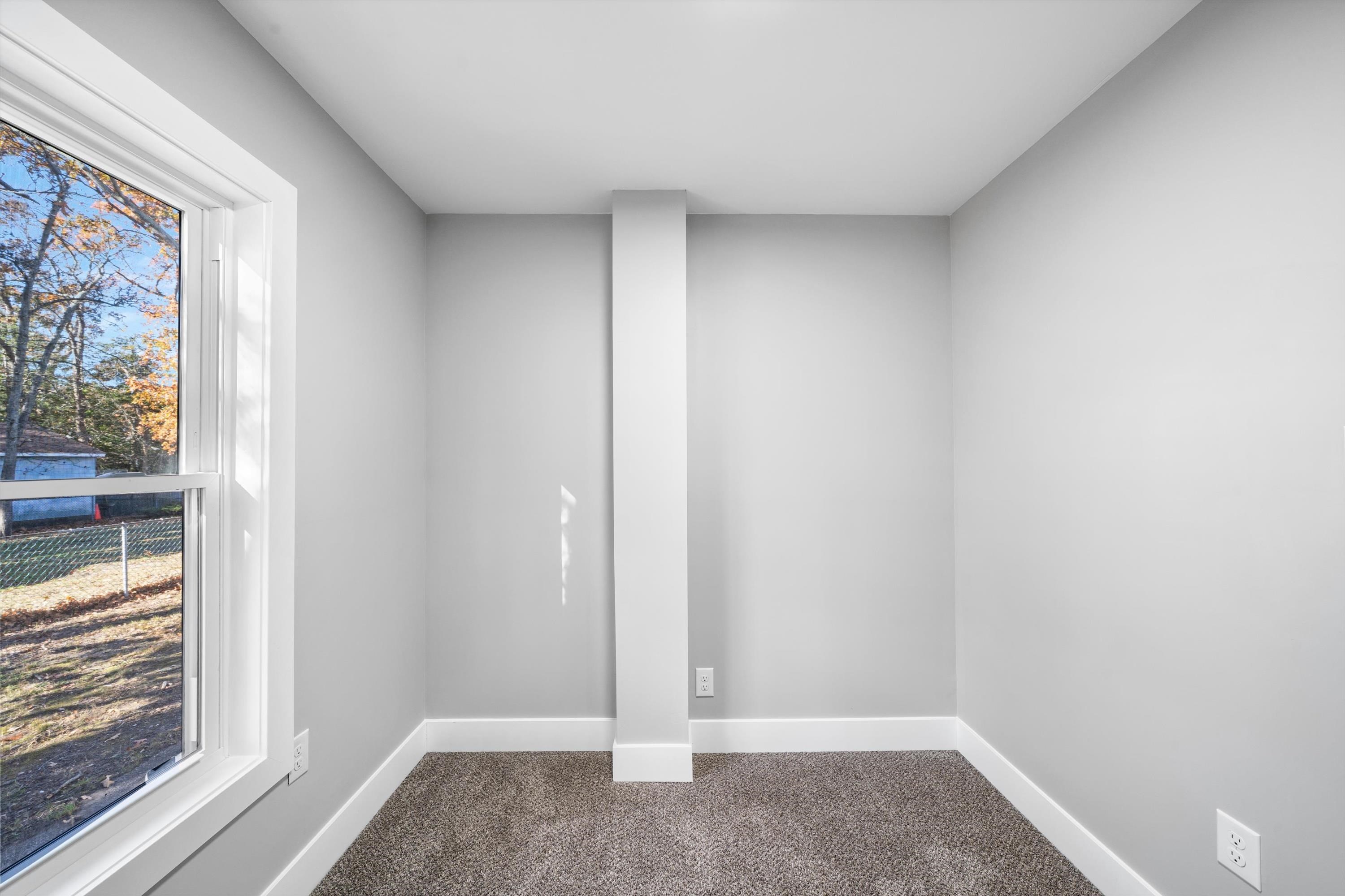 a view of room with window