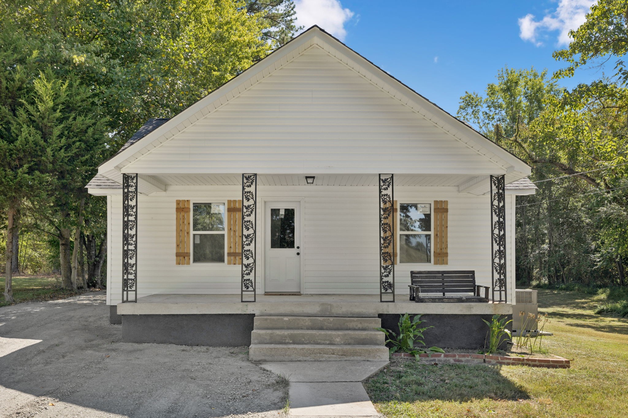 315 Ferguson Hill Road Lafayette, TN 37083 - Photo 26 of 29 a front view of a house with garden