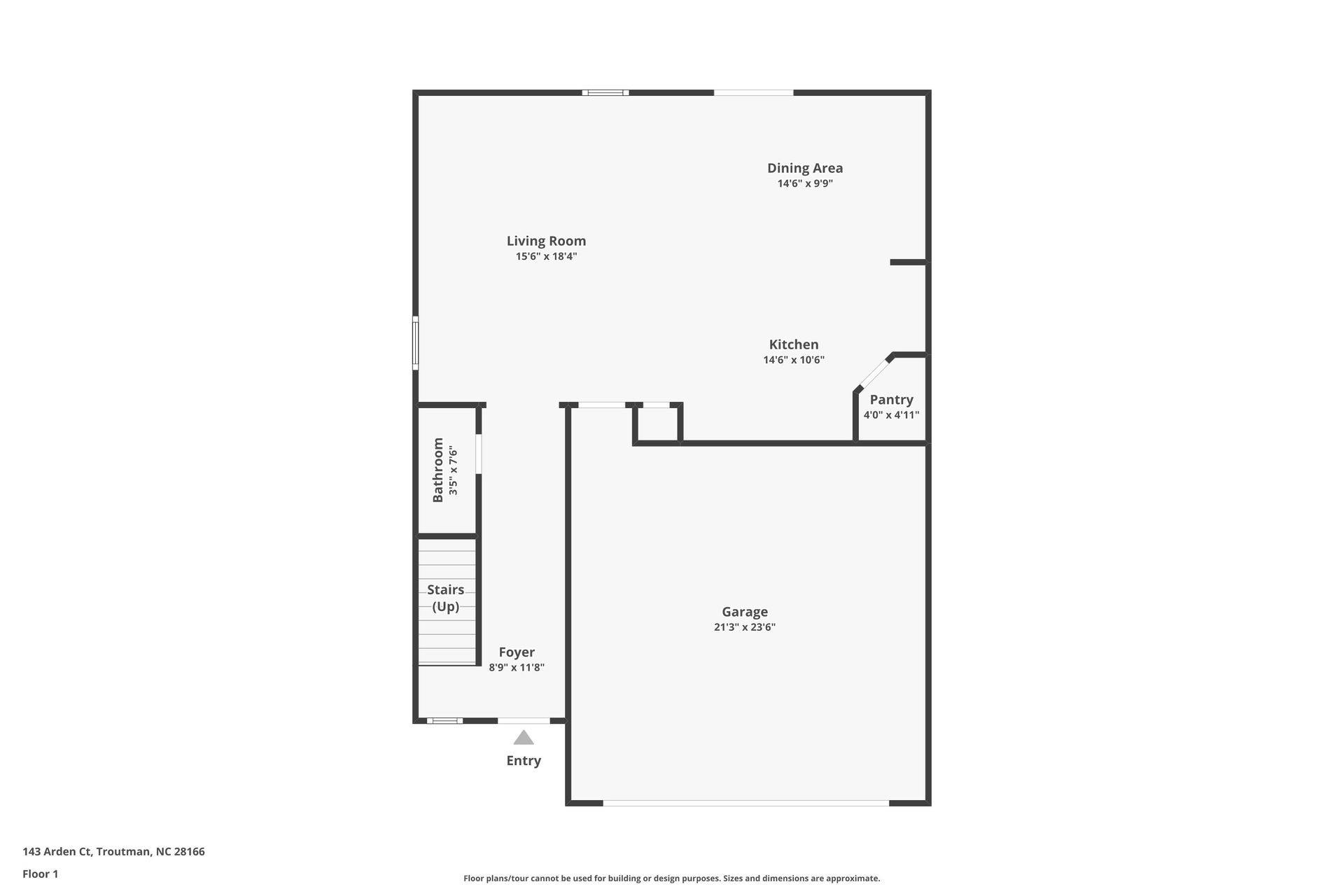 143 Arden Court Troutman, NC 28166 - Photo 3 of 18 a picture of door with an open kitchen