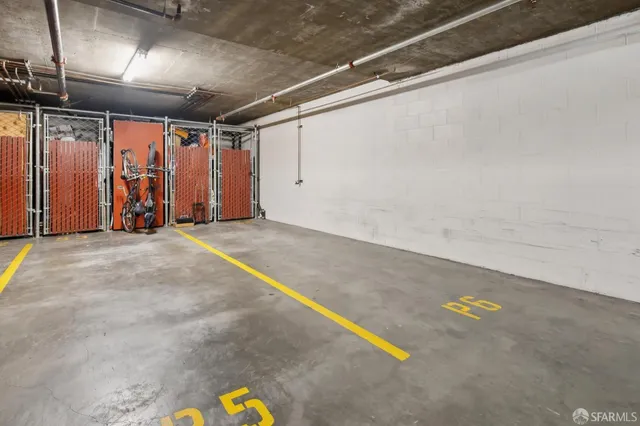a view of a hallway with stairs