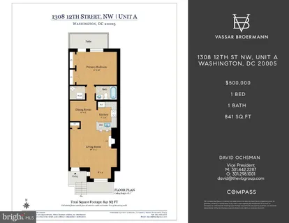 $475,000 | 1308 12th Street Northwest, Unit A, Washington, DC 20005
