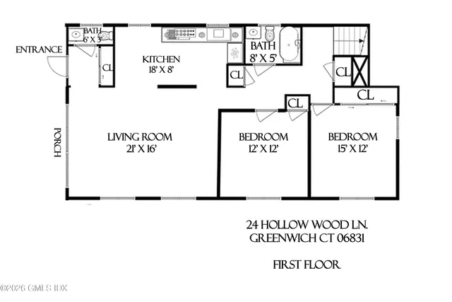 $4,850 | 24 Hollow Wood Lane, Unit 2, Greenwich, CT 06831