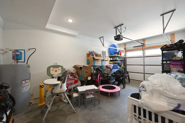 a view of a pathway both side of house