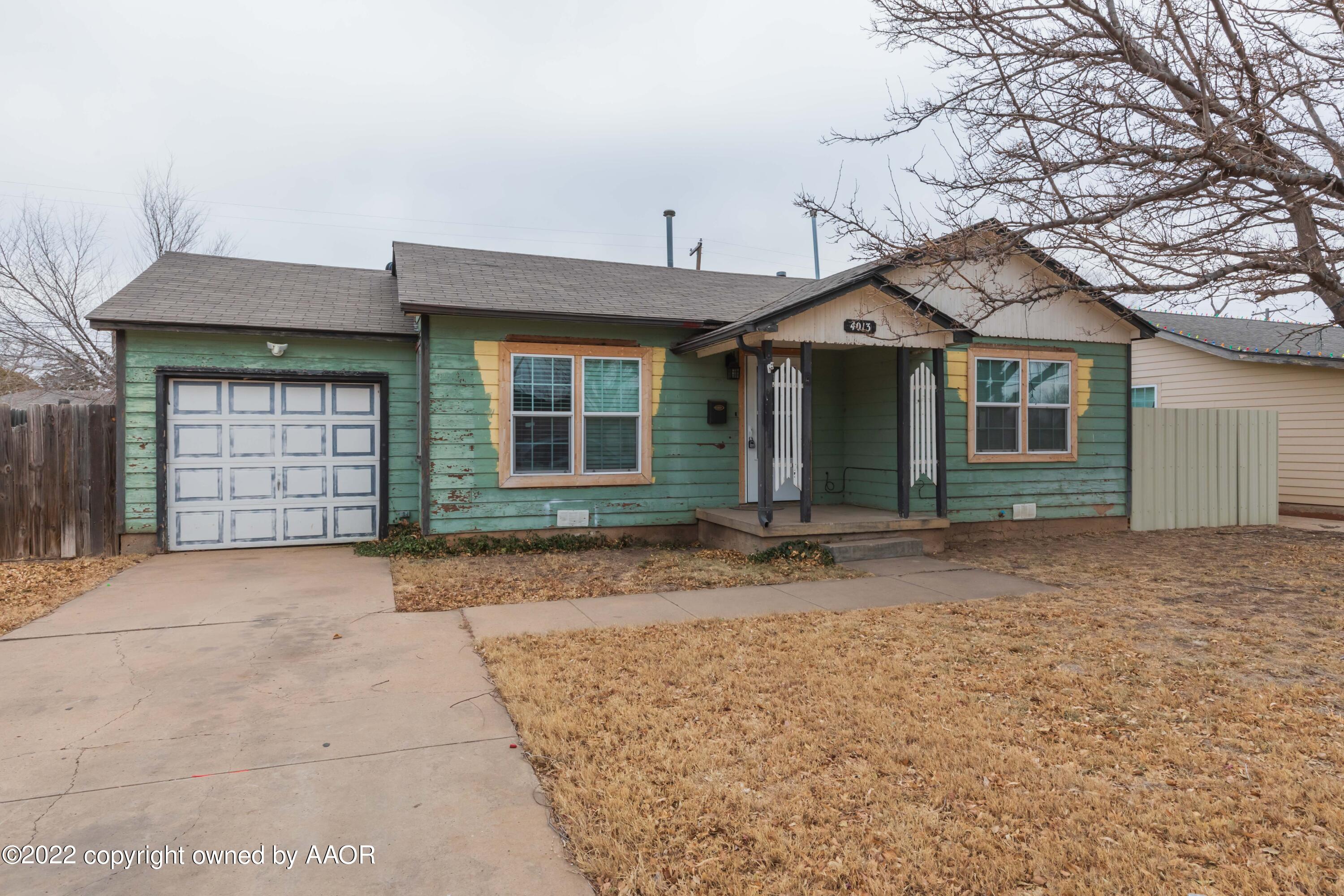 4013 Parker Street Amarillo, TX 79110 - Photo 3 of 23 FRONT VIEW 3