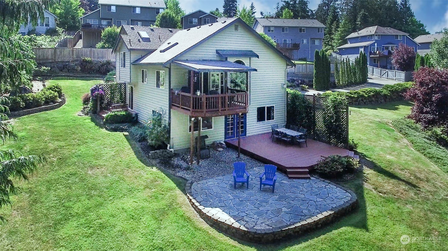 5303 Narbeck Avenue Everett, WA 98203 - Photo 2 of 40 aerial view of a house with table and chairs