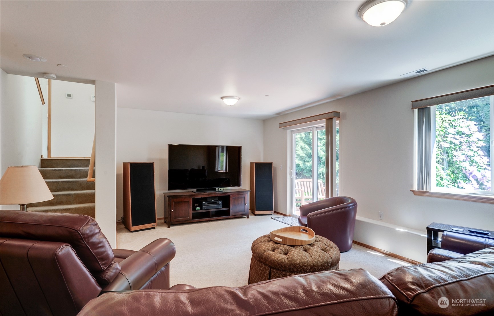 5303 Narbeck Avenue Everett, WA 98203 - Photo 26 of 40 a living room with furniture and a flat screen tv