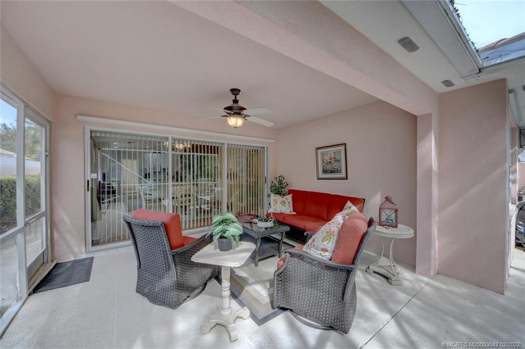 786 Southwest Balmoral Trace Stuart, FL 34997 - Photo 28 of 35 Covered lanai