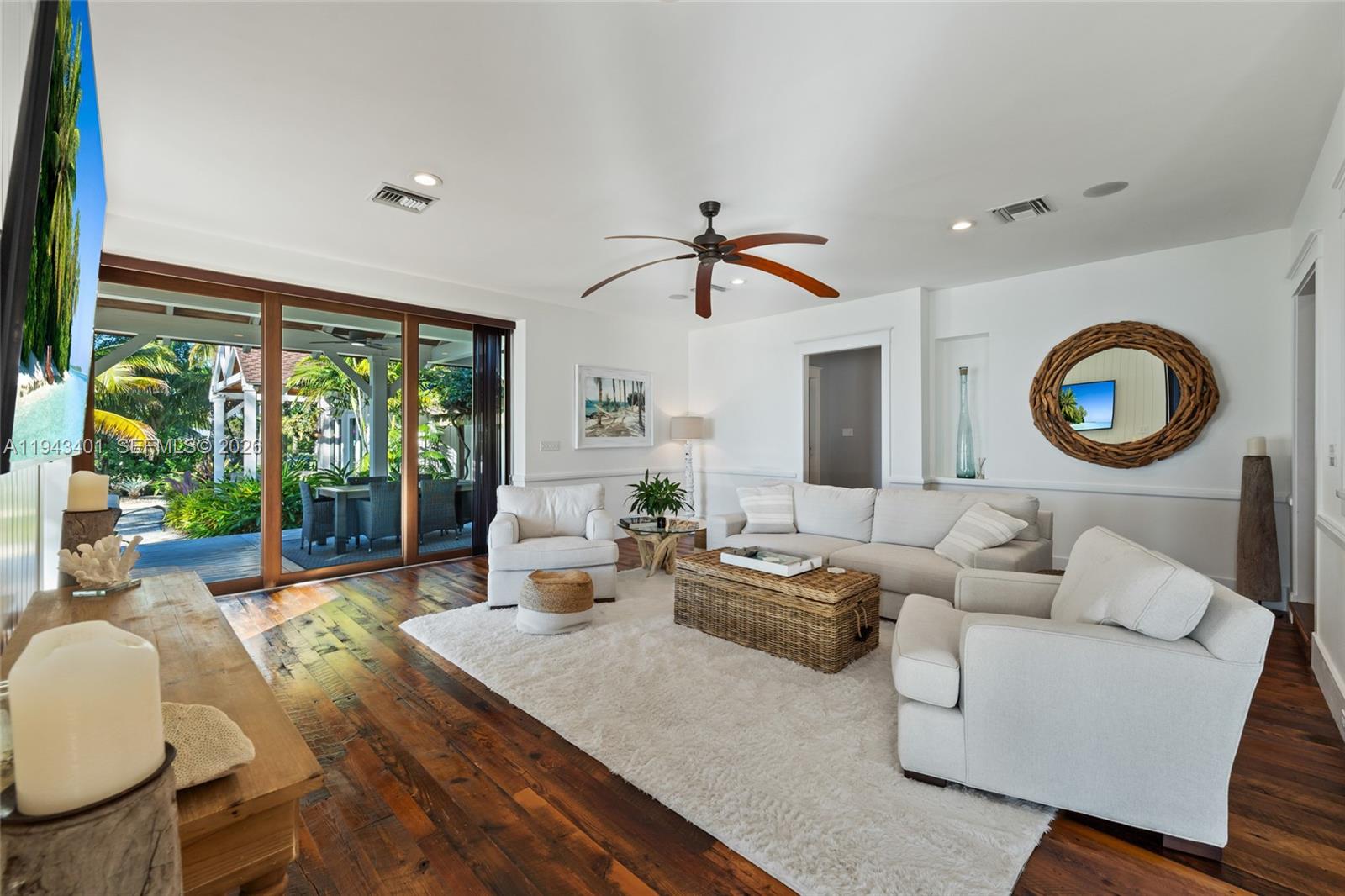1890 Northwest River Trail Stuart, FL 34994 - Photo 14 of 52 a living room with furniture and a large window