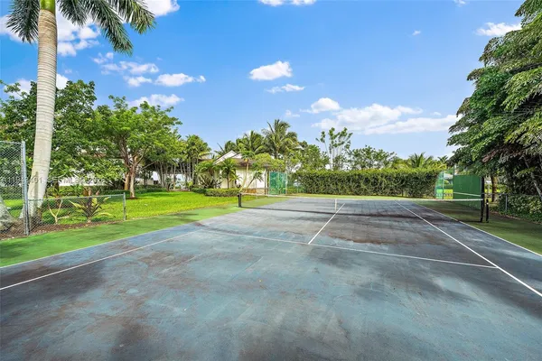 a view of outdoor space with garden