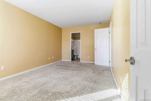 a view of a room with an empty space