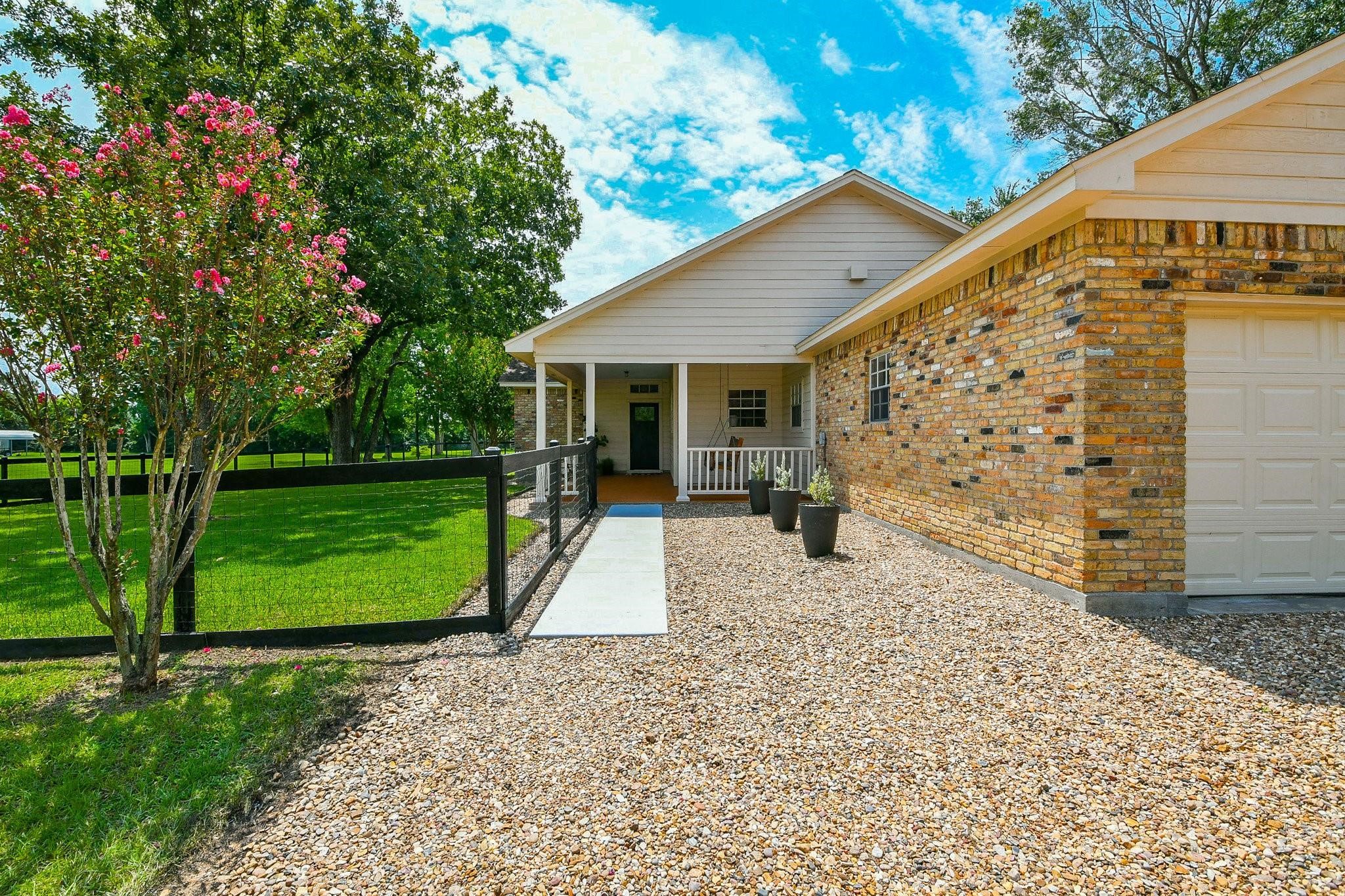 22035 Buescher Road Tomball, TX 77377 - Photo 27 of 43 a view of a house with backyard