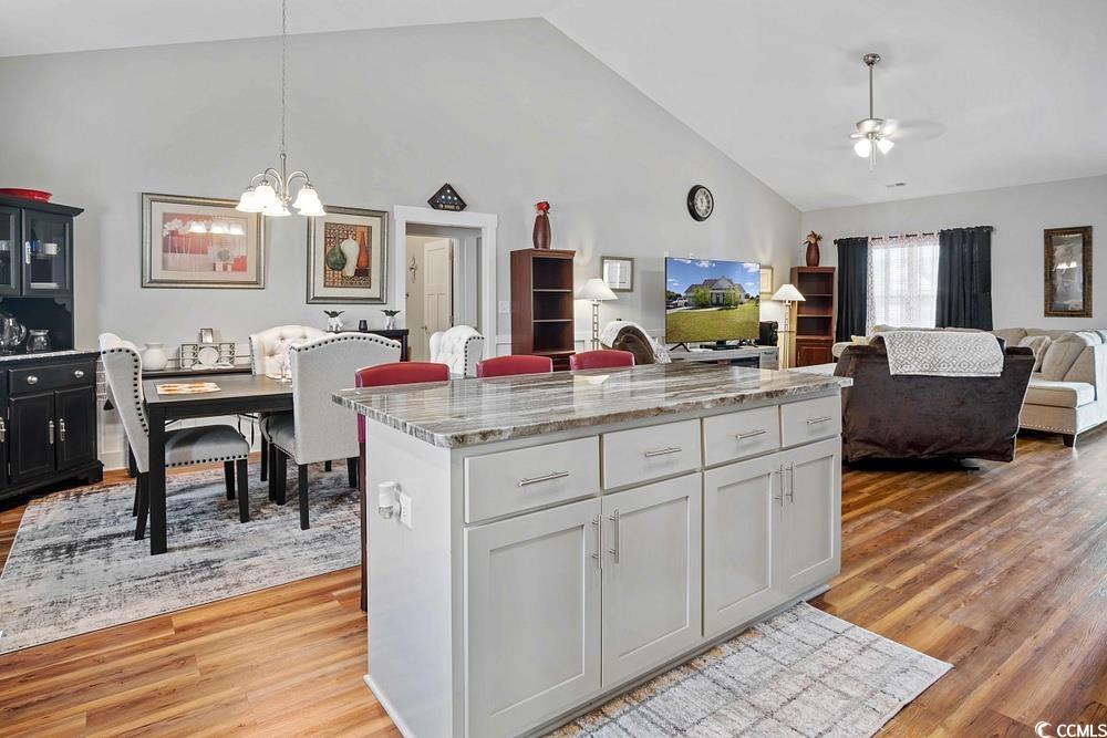 1780 Graham Road Galivants Ferry, SC 29544 - Photo 25 of 25 Kitchen featuring open floor plan, light wood fini