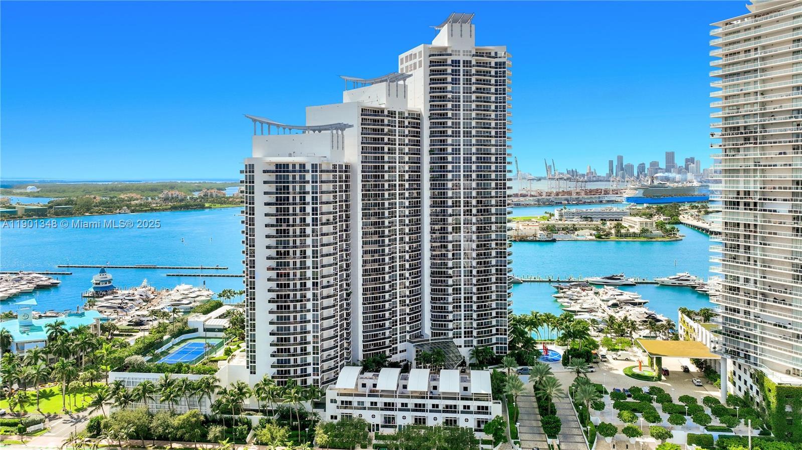 400 Alton Road, Unit 3006 Miami Beach, FL 33139 - Photo 26 of 28 a view of a city with tall buildings